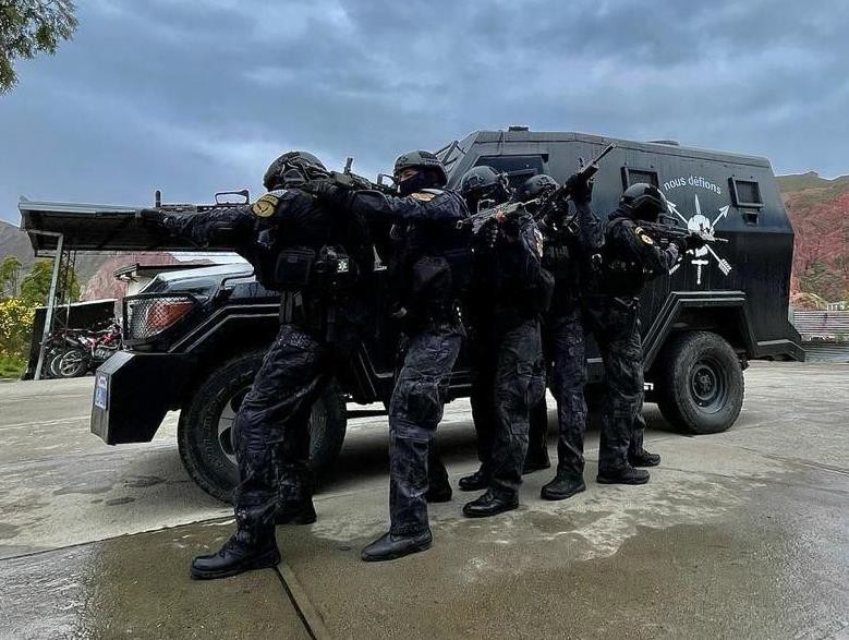 Fotografías: cortesía del Grupo Especial de Acciones Tácticas (GEAT) de la Policía Boliviana.