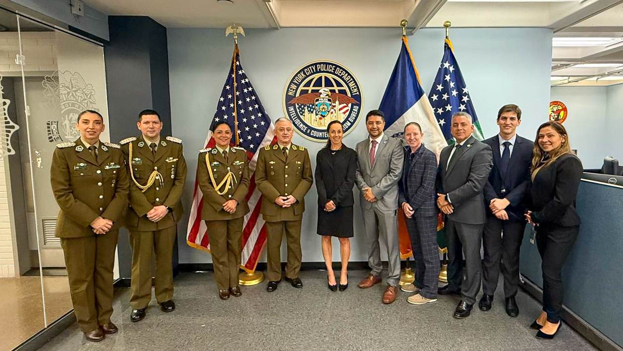 General Director de Carabineros de Chile, Marcelo Araya Zapata, realizó una visita oficial a las instalaciones del New York City Police Department (NYPD)