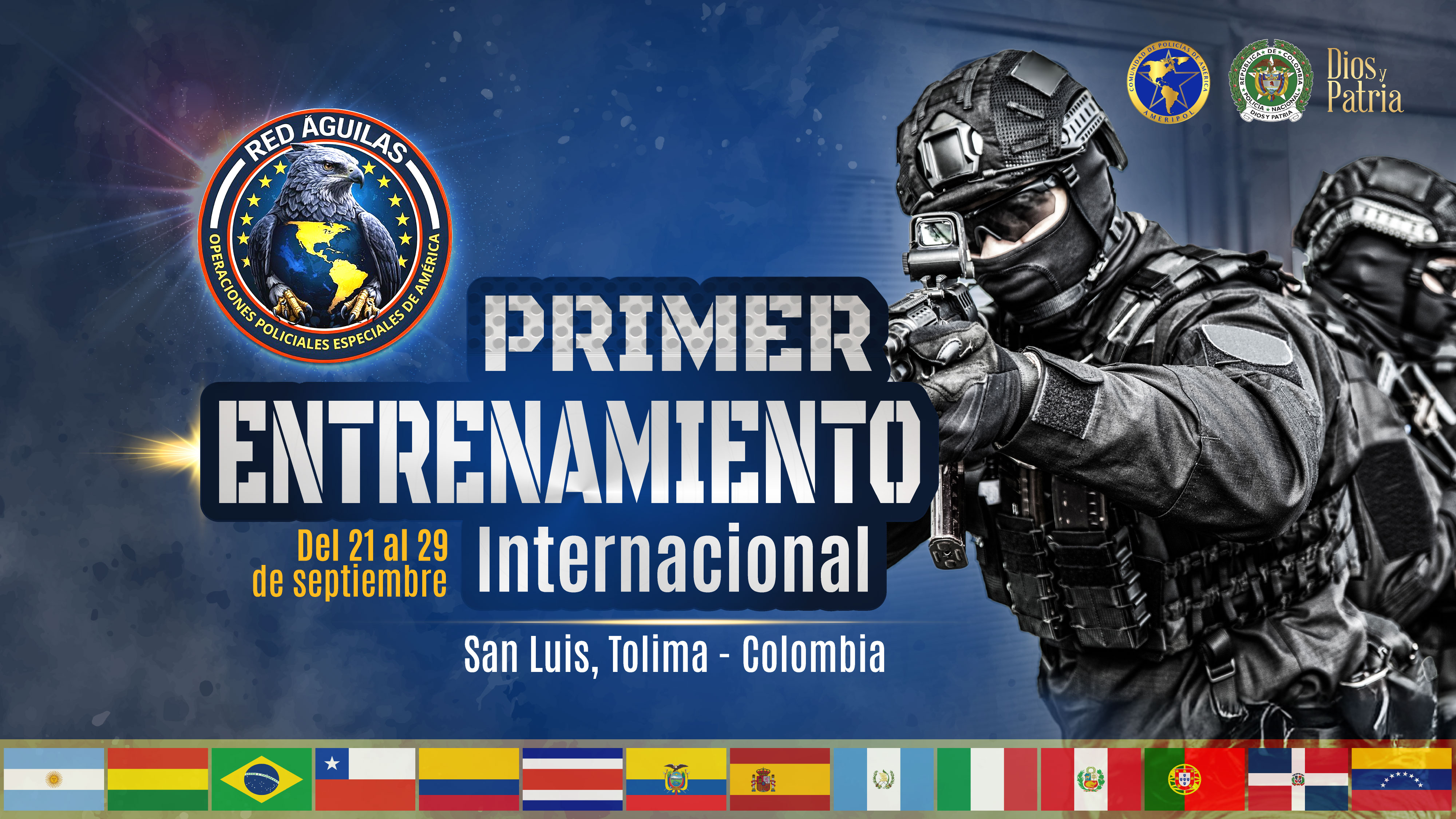 ¡Muy pronto! AMERIPOL realizará el Primer Entrenamiento Internacional de la Red Águilas