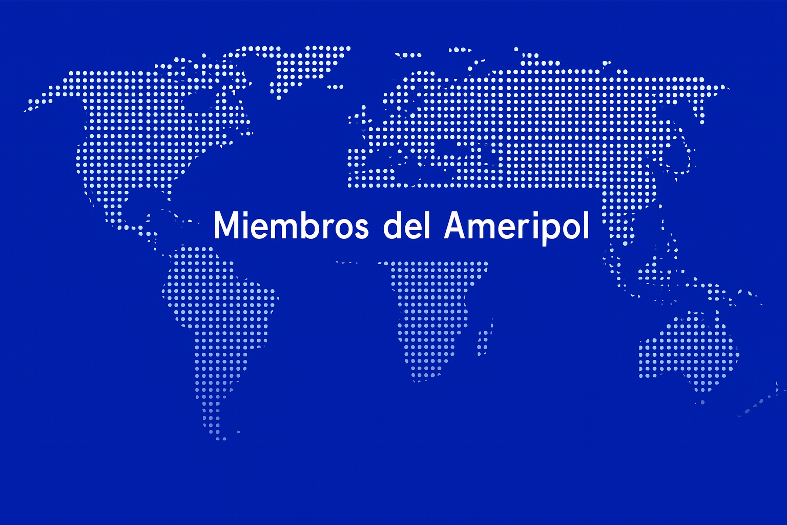 Mapa Membros de Ameripol